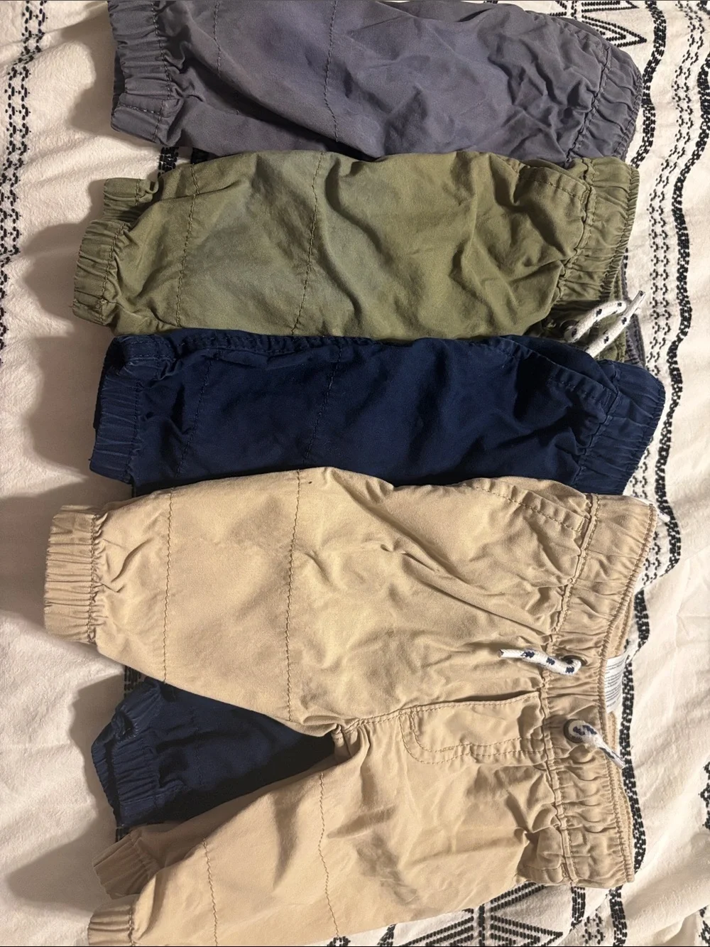 4 pairs of baby joggers pants